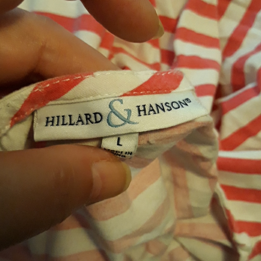 Hillard & Hanson pink and white with cactus flower - Picture 2 of 2